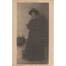 Whistler Loan National Gallery Miss Alexander Old Painting Postcard