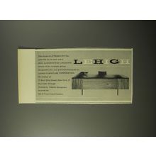 1954 Lehigh Desk by G. Luss Ad - The Museum of Modern Art has selected