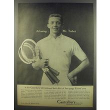 1956 Canterbury Knit Shirt Advertisement - Tony Trabert