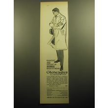 1958 Gleneagles All-Season Coat Ad - Raincoat and zipcoat in wash 'n' wear