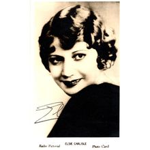 Elsie Carlisle Radio Pictorial Old Music Hall Singer Hand Signed Photo