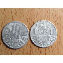 Austria 1957 10 Groschen Coin