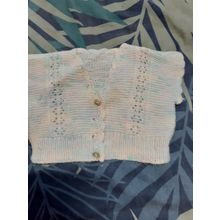 newborn baby cardigan, has mark on front would come out with a soak