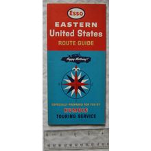 1964 Esso Route Guide - Eastern United States - Humble Touring Service