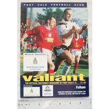1994 programme Port Vale v. Fulham