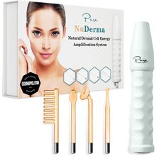Nuderma Handheld Skin Therapy Wand Machine W/Neon – Anti-Aging - Skin Tightening