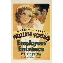 Employees_ Entrance (1933)_0 Movie Film Poster Canvas iconic design