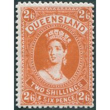 Queensland 1911 2s.6d. reddish orange SG309b unused