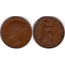 Great Britain. Victoria. Farthing 1840. dy21055