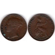 Great Britain. Victoria. Farthing 1841. dy21409
