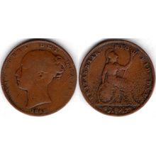 Great Britain. Victoria. Farthing 1848. dy21048