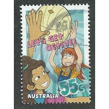 AUS 2009 55c 'LETS GET ACTIVE ' FINE USED (EBID41-197)