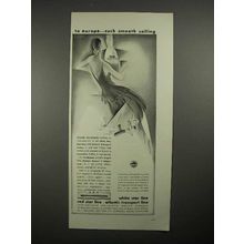 1930 I.M.M. White Star Liner Ad - Smooth Sailing