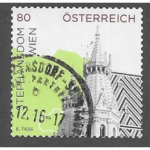 AUT 2015 80c (S/A) 'AUSTRIAN LANDMARKS' FINE USED (EBID73-402)