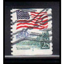 Used 2280a 25c U.S. Flag Fine CNS 3 PA6230