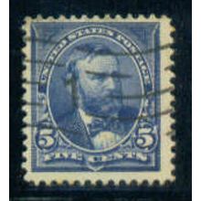 Used 281 5c Ulysses S. Grant Just Clears M05006