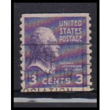 Used 842 3c Thomas Jefferson Very Fine KA8400