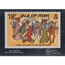 Beach Fashion Isle Of Man 18p Stamp Limited Edition Picture Phonecard