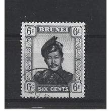Brunei.SG104 6c Sultan Omar Ali Saifuddin.Fine Used.Aug25o