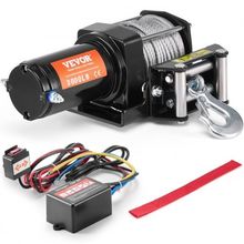 Electric Winch ATV UTV 3000 lb Steel Cable IP55 Waterproof Wired Control