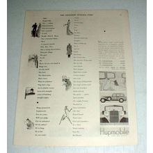 1930 Hupmobile Car Ad - Talk? Try Action!
