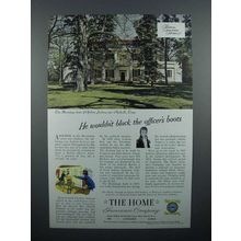 1953 The Home Insurance Ad - Hermitage, Andrew Jackson
