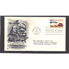 FDC Art Craft 1572 10c Stagecoach (Cachet-Typed/A) CV41726