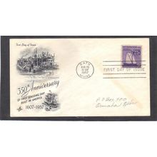 FDC Art Craft 1092 3c Shipbuilding (Cachet-Penciled/A) CV42193