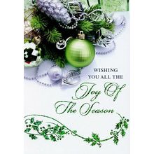 Wishing You All The Joy of The Season - Christmas Greeting Card - 21379