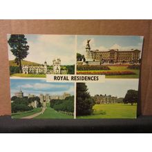 multiview, ROYAL RESIDENCES,,, unused postcard. =