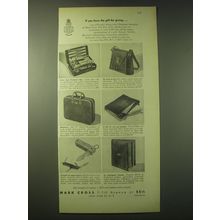 1948 Mark Cross Fashion Accessories Ad - If you have the gift for giving