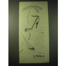 1948 I. Miller Evins Shoes Advertisement - Southward Bound