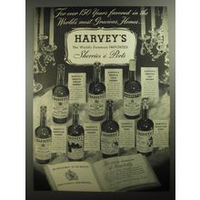 1956 Harvey's Sherries & Ports Ad - For over 150 years favored