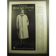 1957 Macintosh Coats Ad - The very finest coat of its kind