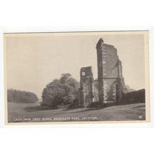 Lady Jane Grey Ruins City of Leicester Postcard 28