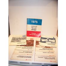 1976 CHRYSLER PLYMOUTH DODGE CHASSIS SERVICE MANUAL & 7 MASTER TECH REFERENCE