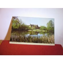 THE ROUND POND, WESTERHAM, KENT used postcard by Jarrold 1958 pm =