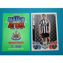 229. Joey Barton - Newcastle Utd - Match Attax 2010/11 Football Card EF1
