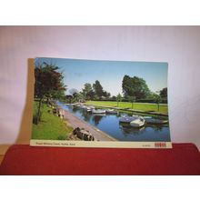 ROYAL MILITARY CANAL, HYTHE, KENT. used postcard by E T W Dennis 1984 pm =