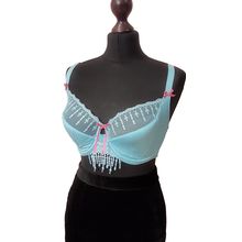 Young Attitude Aqua Turquoise Full Cup Padded Wired Bra 32F