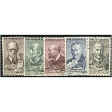 1961 Michel 1258/1262 - #4 cancelled