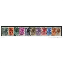1955/59 11 different values - fine used (o)