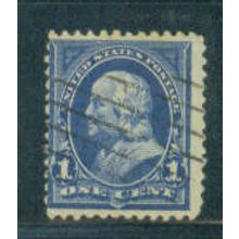 Used 264 1c Benjamin Franklin Average M02883