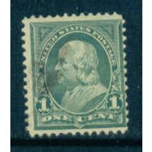 Used 279 1c Benjamin Franklin Average Plus M04293