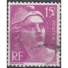 France 1945 Michel 697 O Cote (2008) 3.50 Euro Marianne de Gandon Cachet rond