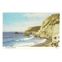 ST. AGNES, CORNWALL. unused vintage postcard by Harvey Barton =