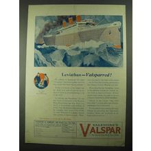 1923 Valentine's Valspar Ad - Leviathan Valsparred