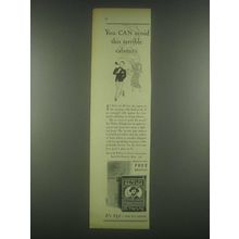 1931 Sir Walter Raleigh Tobacco Ad - Avoid Calamity