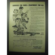 1958 National Rifle Association NRA Ad - Enjoyment