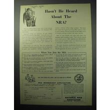 1958 National Rifle Association NRA Ad - Hasn't Heard?